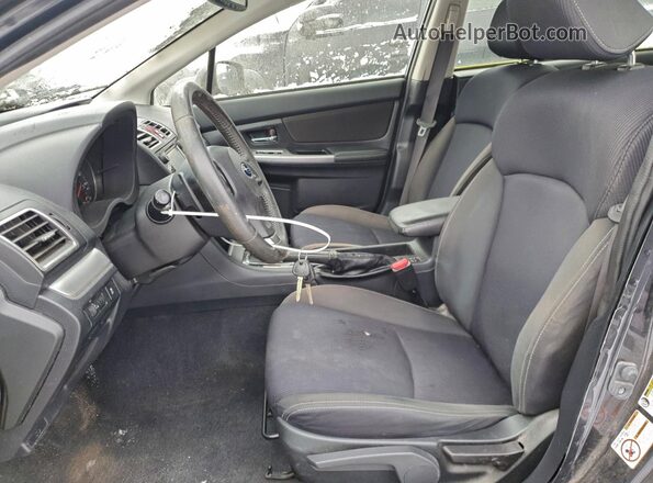 JF1GPAP64G8275169 2016 SUBARU IMPREZA Синий Вид салона спереди