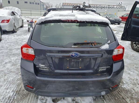 JF1GPAP64G8275169 2016 SUBARU IMPREZA Синий Вид сзади