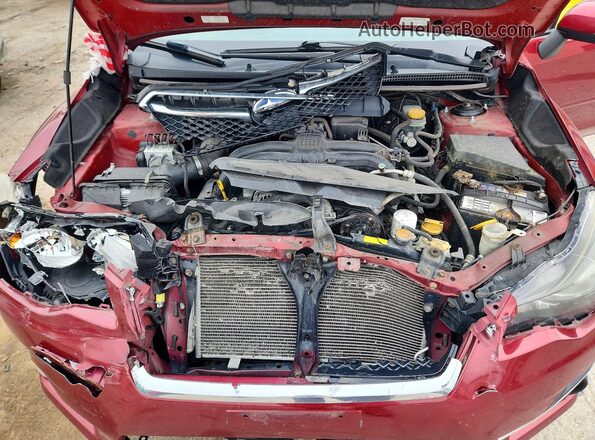 JF1GPAP64G8336732 2016 SUBARU IMPREZA Бордовый Вид задней части салона