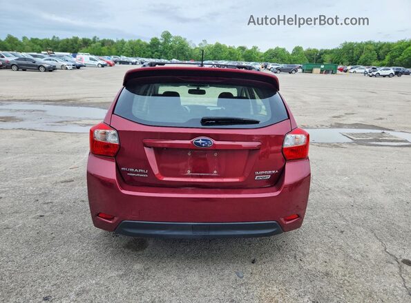 JF1GPAP64G8336732 2016 SUBARU IMPREZA Бордовый Вид сзади