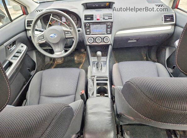 JF1GPAP64G8336732 2016 SUBARU IMPREZA Бордовый Вид панели приборов