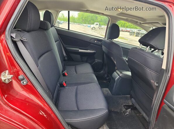 JF1GPAP64G8336732 2016 SUBARU IMPREZA Бордовый Вид задних сидений