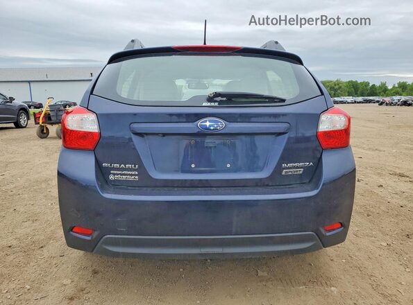 JF1GPAP64GH238395 2016 SUBARU IMPREZA Синий Вид сзади