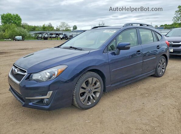 JF1GPAP64GH238395 2016 SUBARU IMPREZA Синий Передняя левая четверть