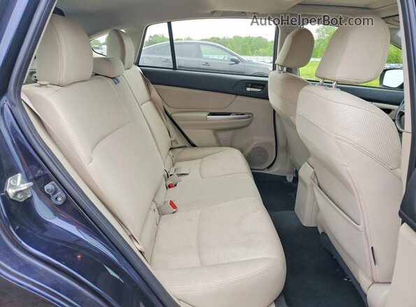 JF1GPAP64GH238395 2016 SUBARU IMPREZA Синий Вид задних сидений