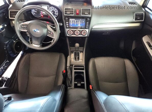 JF1GPAU64GH206972 2016 SUBARU IMPREZA Синий Вид панели приборов
