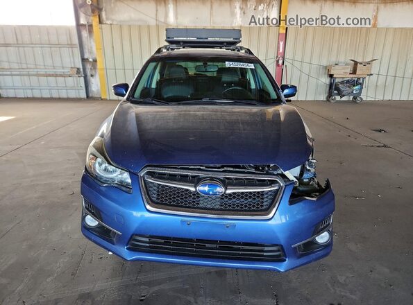 JF1GPAU64GH206972 2016 SUBARU IMPREZA Синий Вид спереди