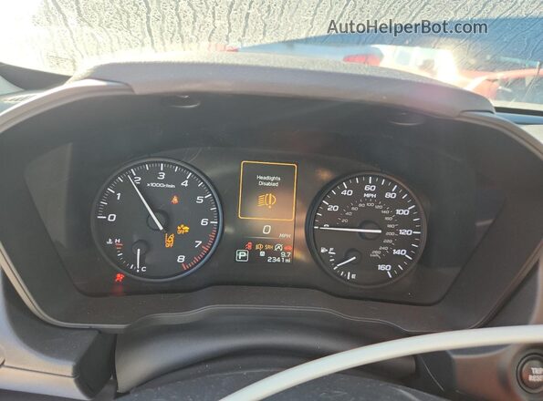 JF1GUABC1S8325198 2025 SUBARU IMPREZA Серый Вид щитка приборов