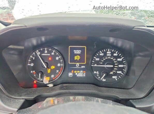 JF1GUABC2R8373562 2024 SUBARU IMPREZA Silver Vista del cuadro de instrumentos