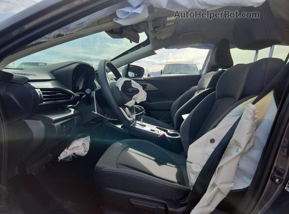 JF1GUABC2S8333309 2025 SUBARU IMPREZA Charcoal Widok wnętrza z przodu