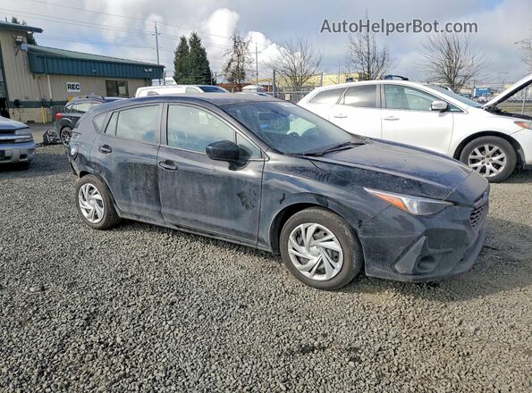 JF1GUABC4S8333084 2025 SUBARU IMPREZA Черный Передняя правая четверть