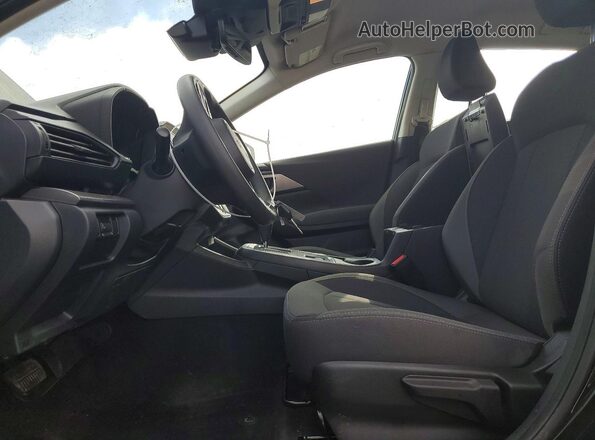 JF1GUABC4S8333084 2025 SUBARU IMPREZA Черный Вид салона спереди