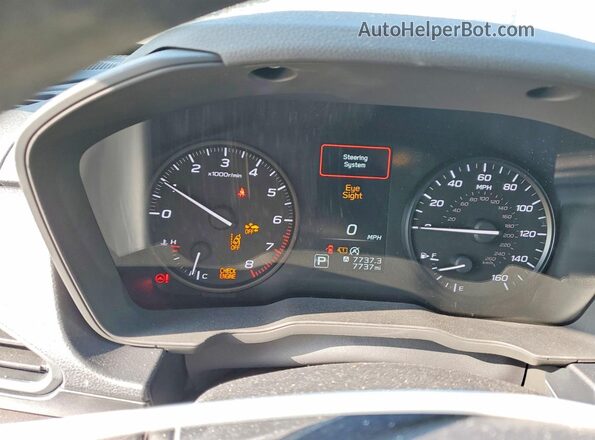 JF1GUABC4S8333974 2025 SUBARU IMPREZA Черный Вид щитка приборов