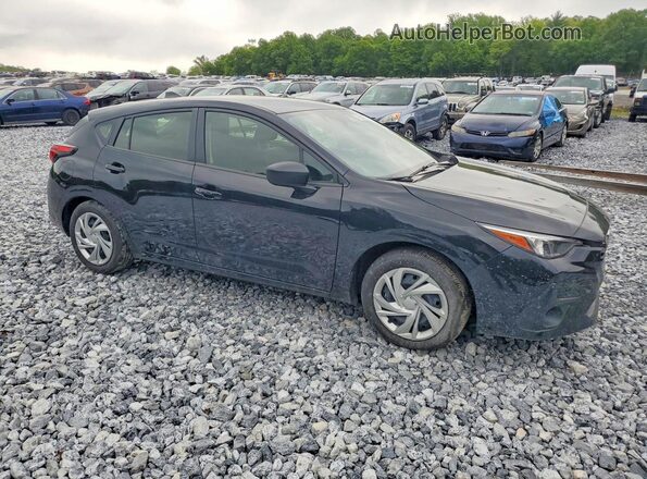 JF1GUABC4S8333974 2025 SUBARU IMPREZA Черный Передняя правая четверть