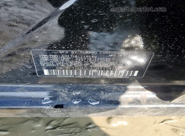 JF1GUABC4S8333974 2025 SUBARU IMPREZA Черный Вид подкапотного пространства