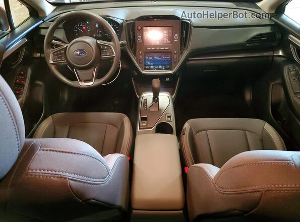 JF1GUABC5R8288795 2024 SUBARU IMPREZA Red Dashboard view