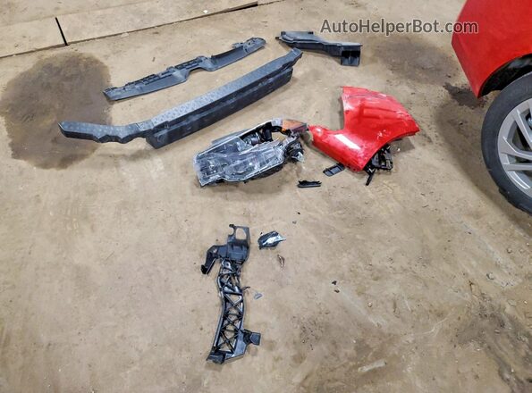 JF1GUABC5R8288795 2024 SUBARU IMPREZA Red Engine compartment view