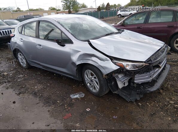 JF1GUABC7R8382354 2024 SUBARU IMPREZA Серый Передняя правая четверть