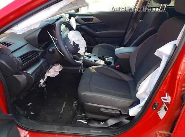 JF1GUABC7S8238891 2025 SUBARU IMPREZA Красный Вид салона спереди