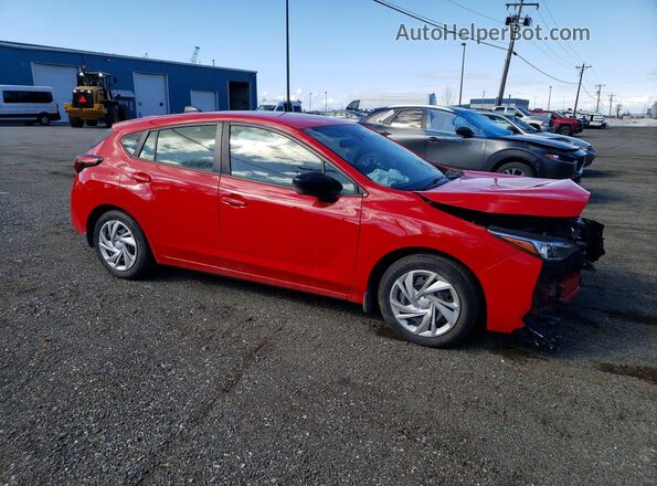 JF1GUABC7S8238891 2025 SUBARU IMPREZA Красный Передняя правая четверть