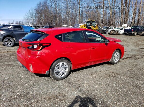 JF1GUABC7S8238891 2025 SUBARU IMPREZA Красный Задняя правая четверть