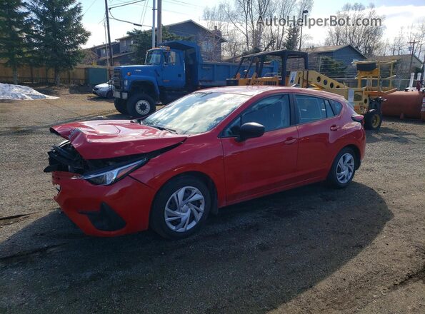 JF1GUABC7S8238891 2025 SUBARU IMPREZA Красный Передняя левая четверть