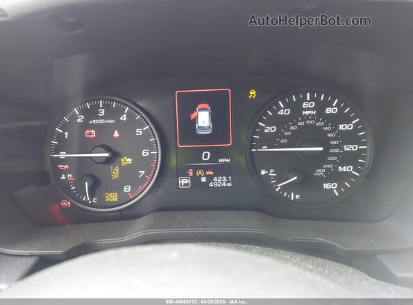 JF1GUABC7S8319079 2025 SUBARU IMPREZA Gray Widok tylnych siedzeń