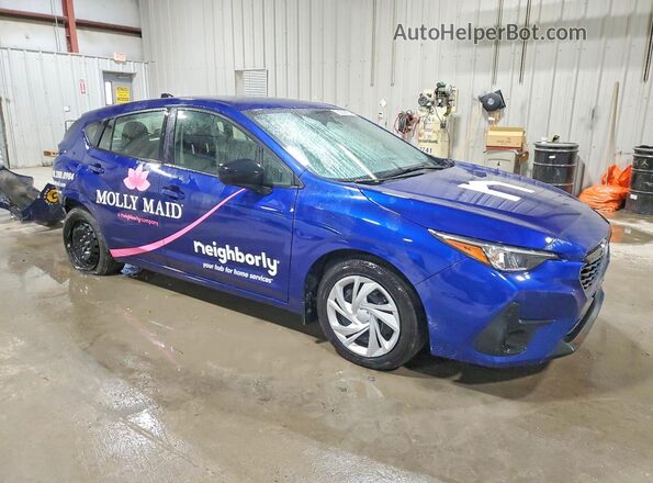 JF1GUABC8R8867621 2024 SUBARU IMPREZA Синий Передняя правая четверть