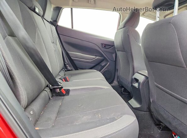 JF1GUABC8S8223655 2025 SUBARU IMPREZA Red Вид задньої частини салону