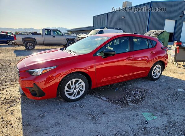 JF1GUABCXR8850237 2024 SUBARU IMPREZA Red Przód lewy