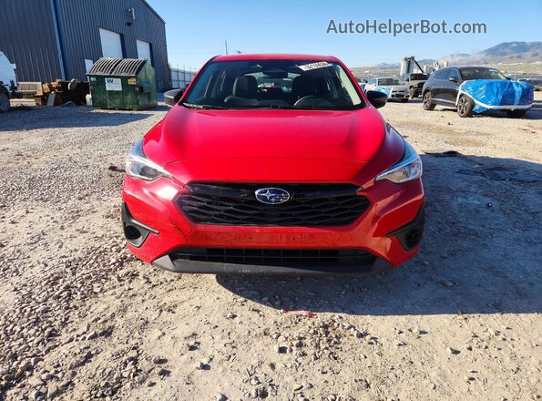 JF1GUABCXR8850237 2024 SUBARU IMPREZA Red Widok z przodu