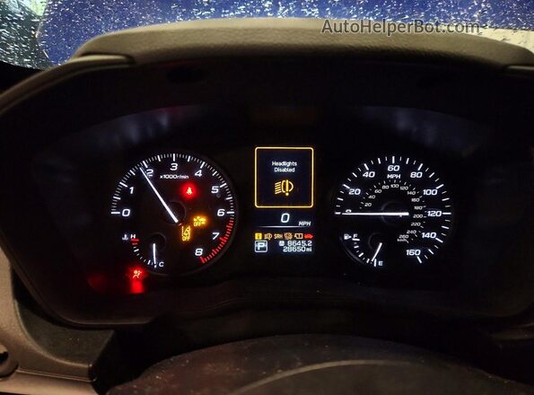 JF1GUABCXR8861965 2024 SUBARU IMPREZA Синий Вид щитка приборов