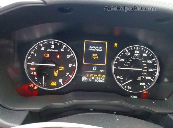 JF1GUAFC0S8335652 2025 SUBARU IMPREZA Синий Вид щитка приборов