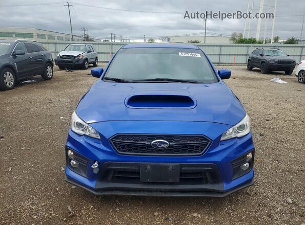 JF1VA1C64L9831497 2020 SUBARU WRX Синий Вид спереди