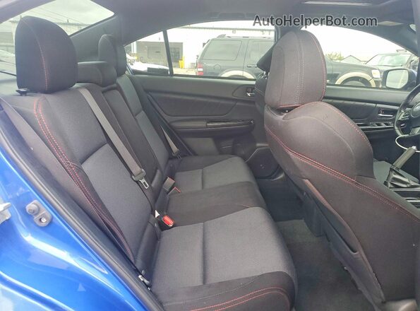 JF1VA1C64L9831497 2020 SUBARU WRX Синий Вид задних сидений