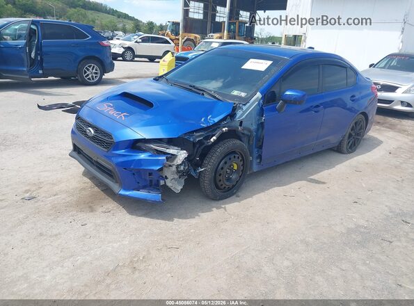 JF1VA1H62L9801147 2020 SUBARU WRX Синий Передняя левая четверть