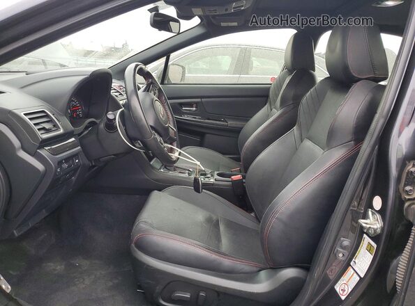 JF1VA1L62J8831355 2018 SUBARU WRX Charcoal Widok wnętrza z przodu