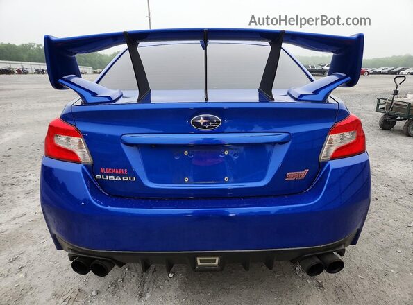 JF1VA2M67J9826151 2018 SUBARU WRX Blue Вид ззаду