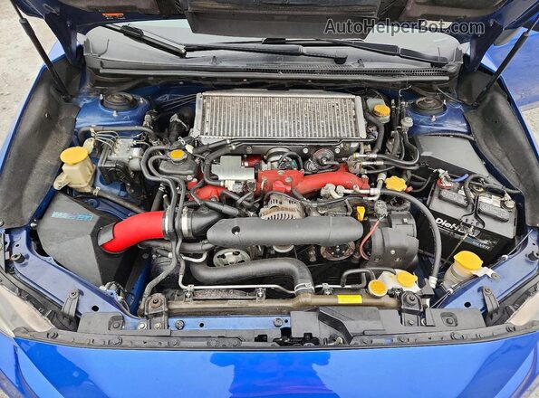 JF1VA2M67J9826151 2018 SUBARU WRX Blue Вид задньої частини салону