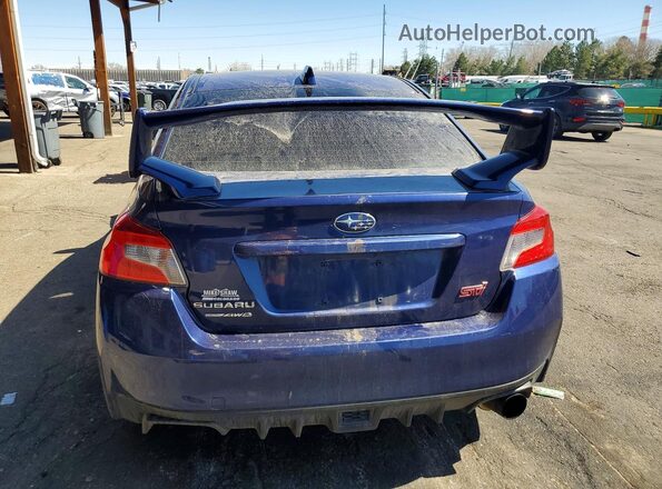 JF1VA2S62L9824944 2020 SUBARU WRX Синий Вид сзади