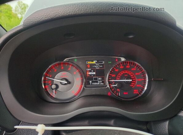 JF1VA2Y60H9841675 2017 SUBARU WRX Серый Вид щитка приборов