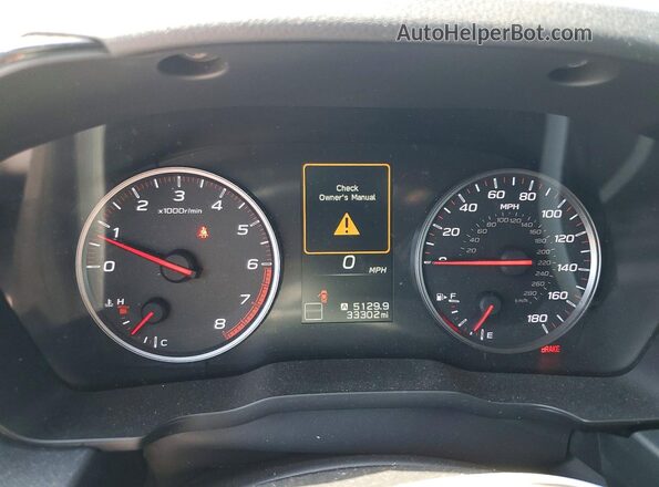 JF1VBAA61N9029007 2022 SUBARU WRX Blue ხელსაწყოთა პანელის ხედი
