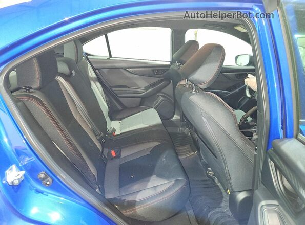 JF1VBAA64P9817475 2023 SUBARU WRX Blue Widok tylnych siedzeń