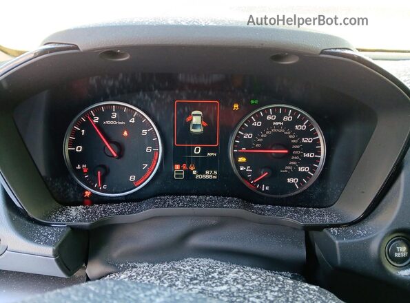 JF1VBAA66P9812214 2023 SUBARU WRX White Вид щитка приладів