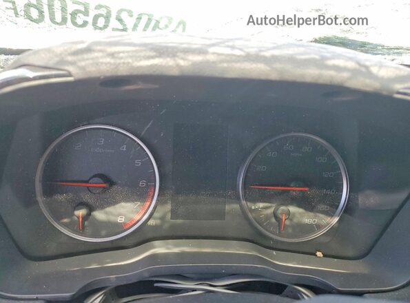 JF1VBAA69P9807976 2023 SUBARU WRX Gray Вид щитка приладів