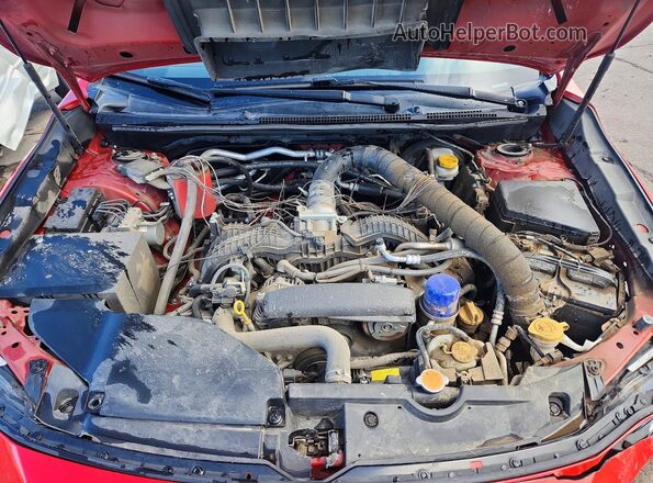 JF1VBAF60N9018556 2022 SUBARU WRX Красный Вид задней части салона