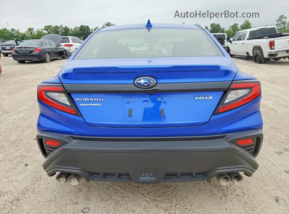 JF1VBAF63P9810543 2023 SUBARU WRX Синий Вид сзади