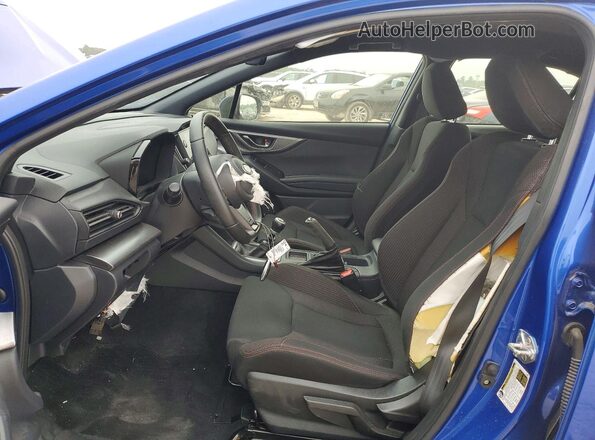 JF1VBAF63P9810543 2023 SUBARU WRX Синий Вид салона спереди