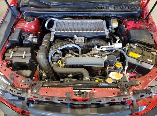JF1VBAF63P9814723 2023 SUBARU WRX Red უკანა სალონის ხედი