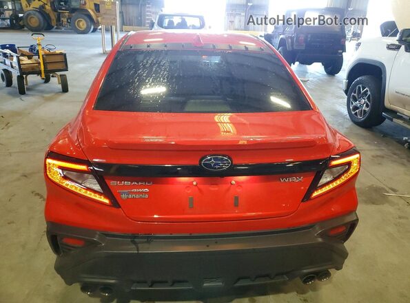 JF1VBAF63P9814723 2023 SUBARU WRX Red უკანა ხედი